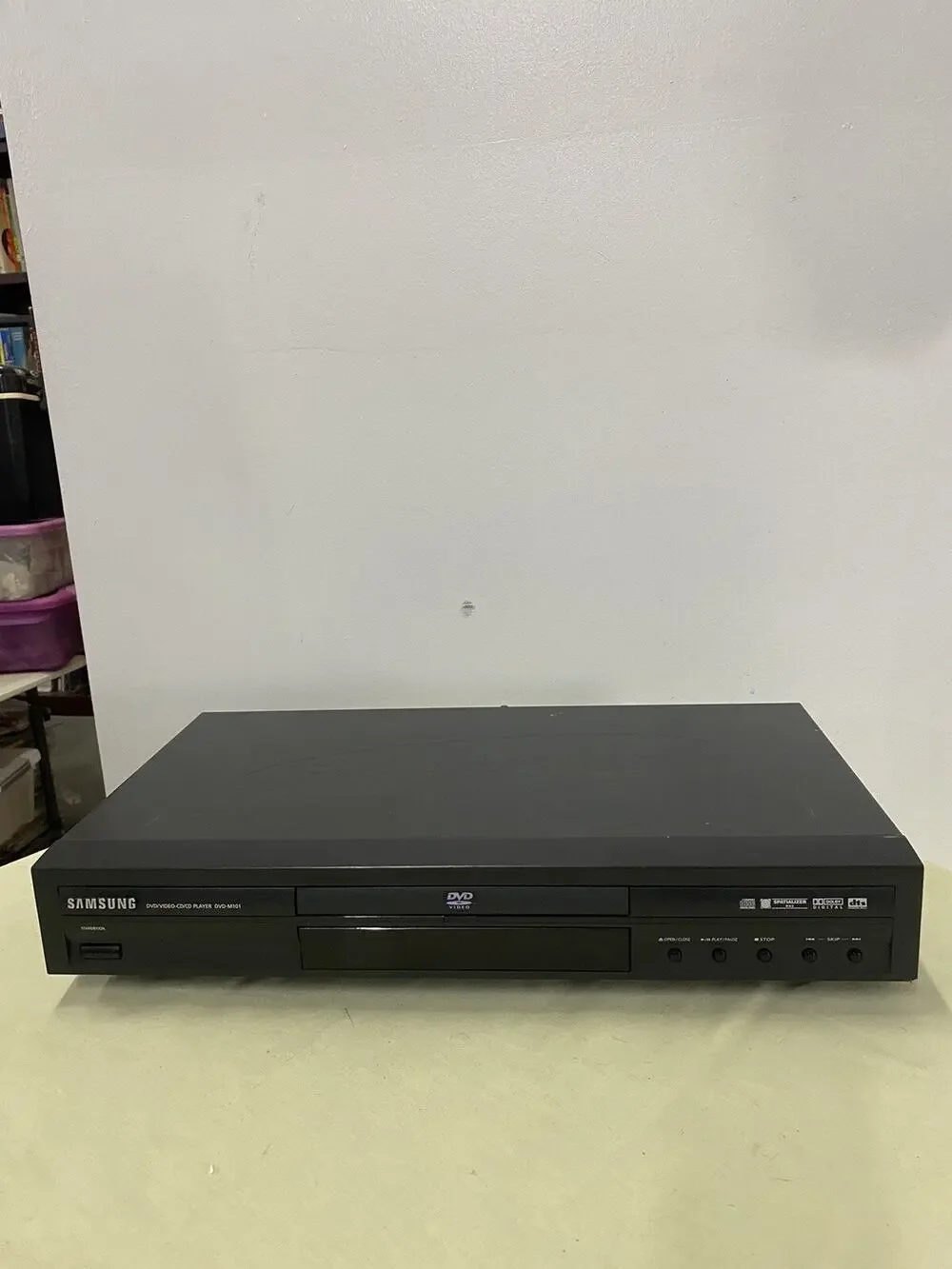 Samsung DVD Player Model No. DVD-M101XAA